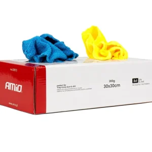 Top Prodej Sada 30 ks mikrovláknových utěrek AMIO 30x30 cm 200 g/m², na interiér a exteriér