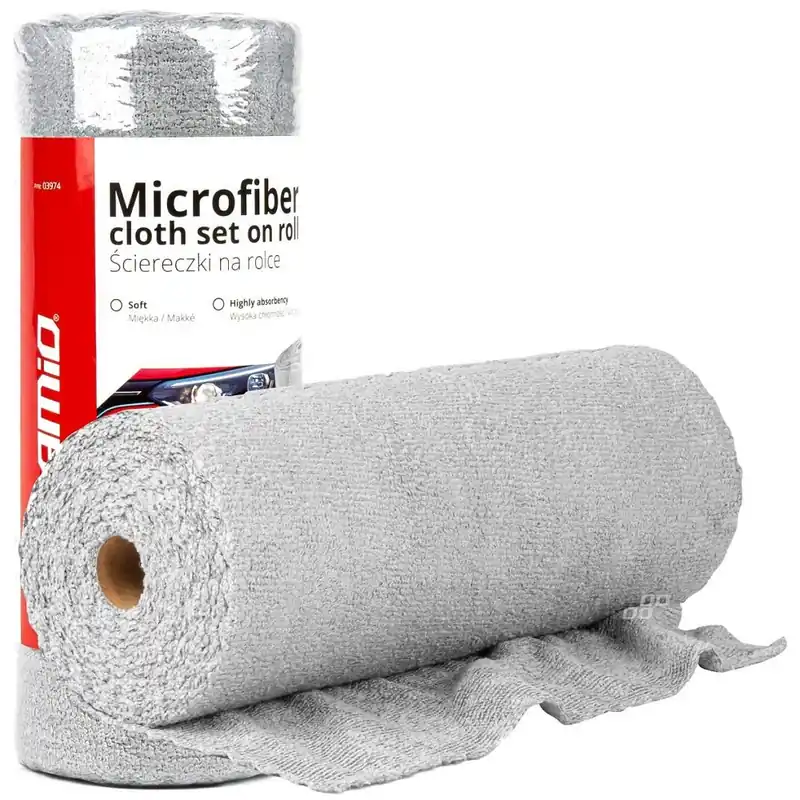 Sada 30 ks mikrovláknových utěrek AMIO 30x30 cm 120 g/m², na interiér a exteriér Cenový Hit