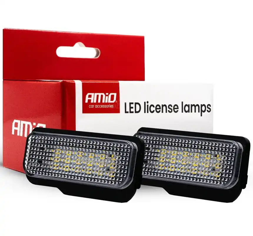 LED osvětlení SPZ Tesla Model S (2013 - 2016) CANBUS AMiO Časově Omezené