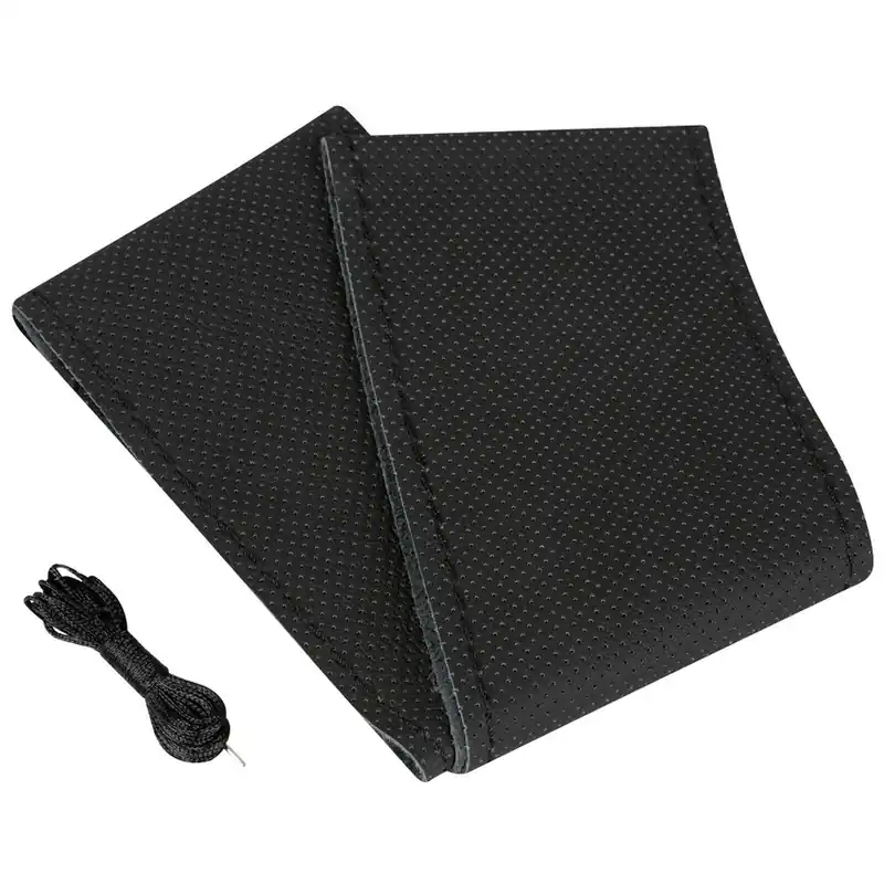 Ihned K Objednání Kožený potah volantu 37-39 cm, černý LAMPA PREMIUM PERFORATED LEATHER