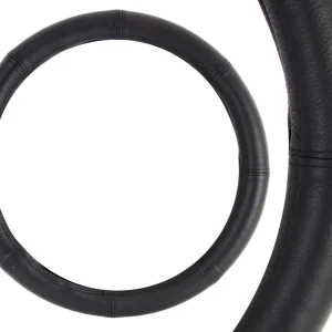 Kožený potah na volant 39 - 41 cm AMIO L, černý Must-Have