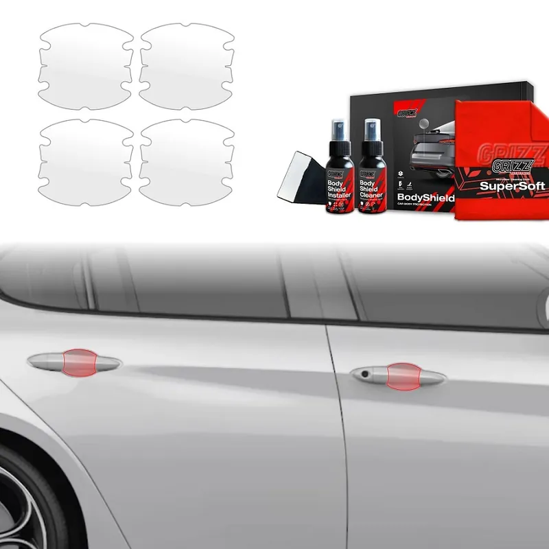 Ochranné fólie pod kliky Alfa Romeo Giulia Facelift (od roku 2023>) GRIZZ Protector, 4 ks Akce