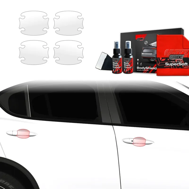 Omezená Nabídka Ochranné fólie pod kliky Alfa Romeo Stelvio (od roku 2016>) GRIZZ Protector, 4 ks