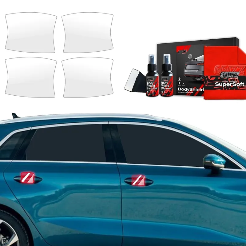Ochranné fólie pod kliky Audi A3 Sportback (2020 - 2023) GRIZZ Protector, 4 ks Omezená Nabídka
