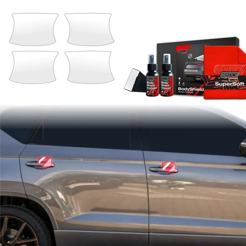 Omezená Nabídka Ochranné fólie pod kliky Cupra Ateca (od roku 2020>) GRIZZ Protector, 4 ks