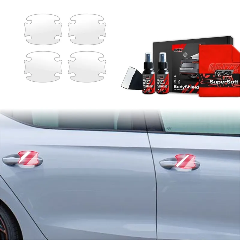 Sleva Ochranné fólie pod kliky Cupra Leon Combi (od roku 2024>) GRIZZ Protector, 4 ks