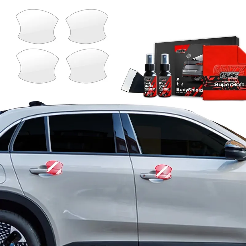 Omezená Nabídka Ochranné fólie pod kliky Fiat 600 (od roku 2023>) GRIZZ Protector, 4 ks