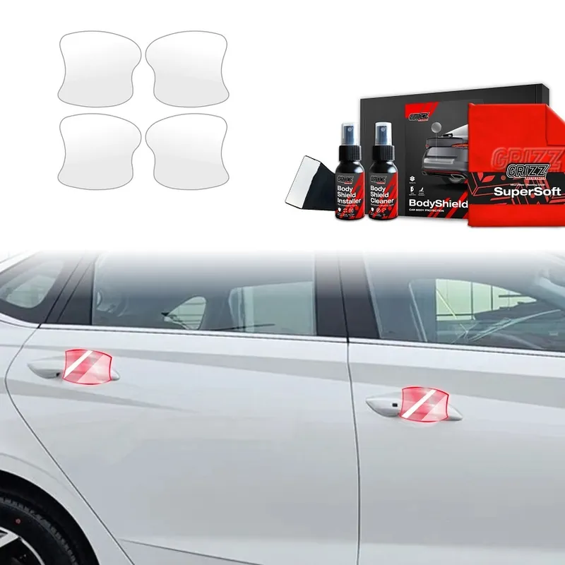 Ochranné fólie pod kliky Hyundai i20 III Facelift (od roku 2023>) GRIZZ Protector, 4 ks Levný