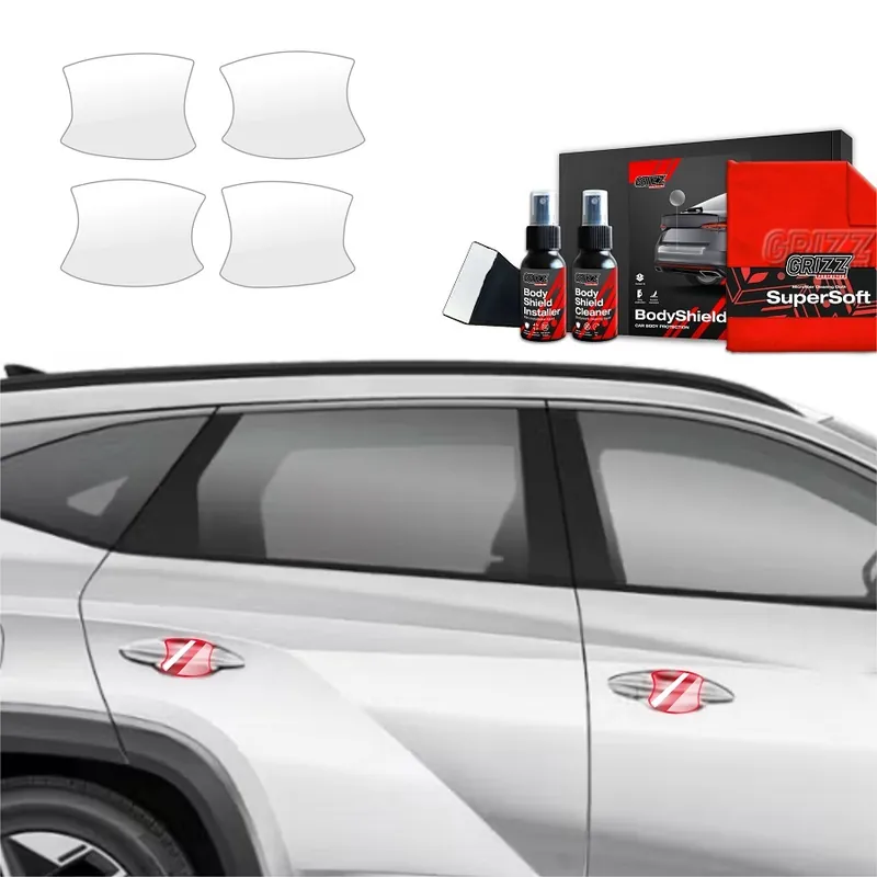 Ochranné fólie pod kliky Hyundai Tucson IV (od roku 2024>) GRIZZ Protector, 4 ks Nízká Cena