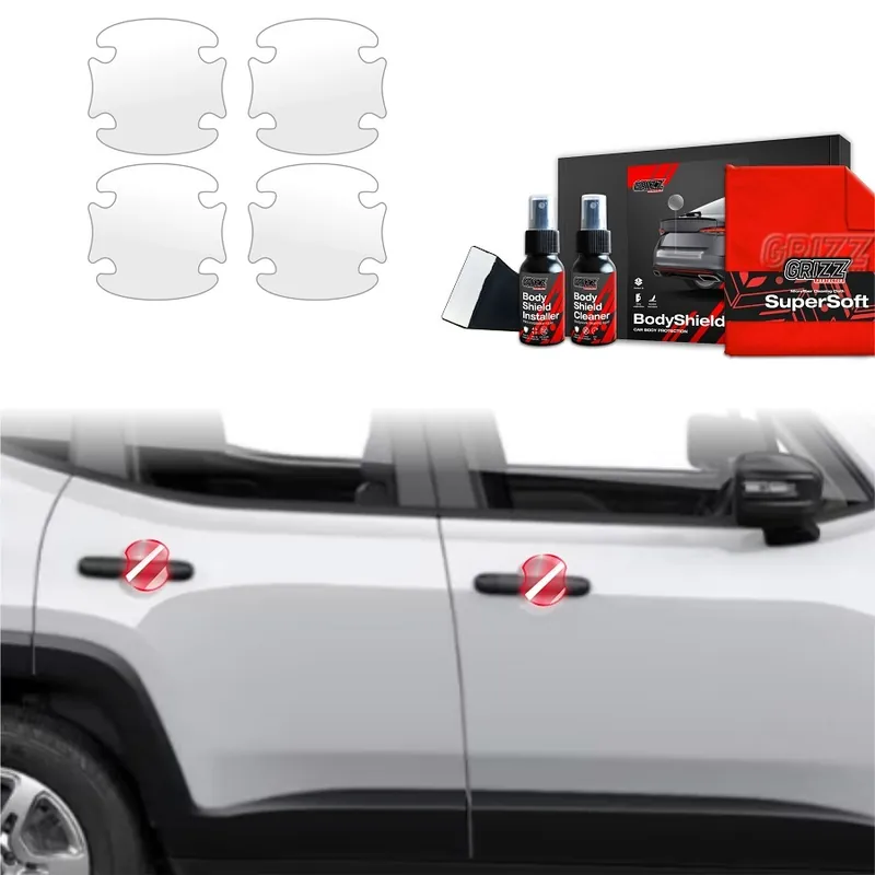 Přímo Od Výrobce Ochranné fólie pod kliky Jeep Renegade (od roku 2022>) GRIZZ Protector, 4 ks