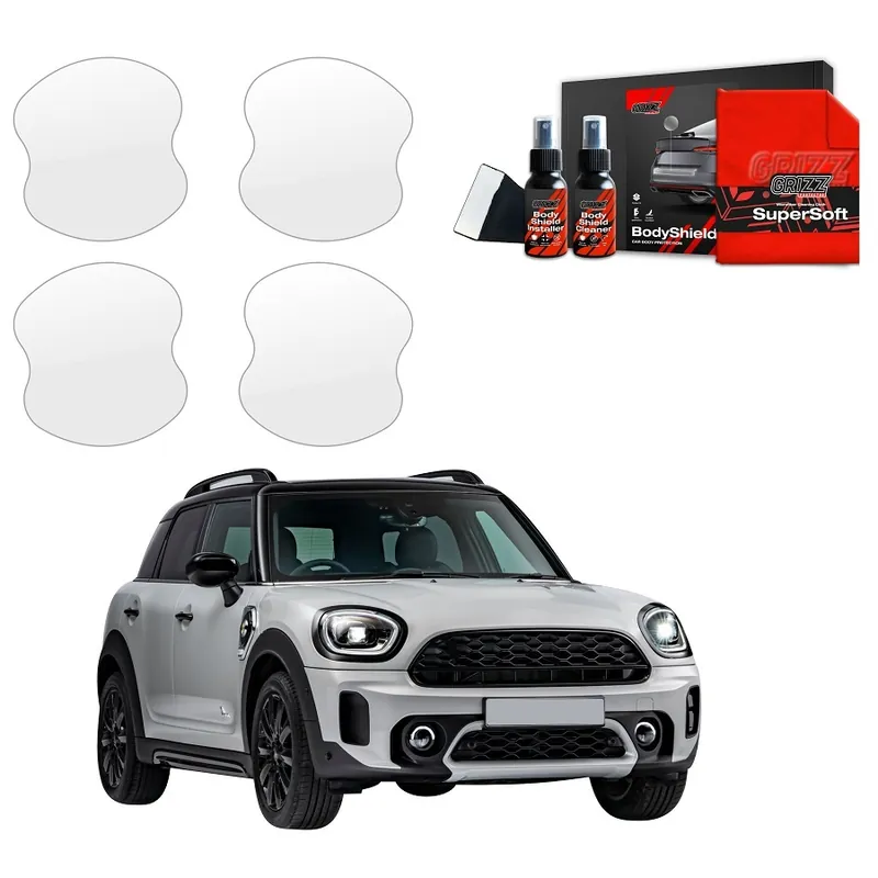 Ochranné fólie pod kliky Mini Countryman III U25 (od roku 2023>) GRIZZ Protector, 4 ks Sezónní Sleva