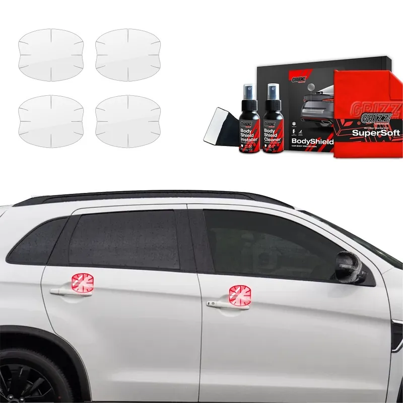 Ochranné fólie pod kliky Mitsubishi ASX II Facelift (od roku 2024>) GRIZZ Protector, 4 ks Akce