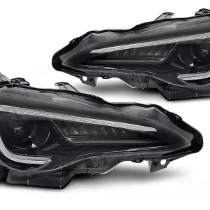 TOYOTA GR86 2012-2021 - přední LED světla TUBE ČERNÁ Vrácení Zdarma