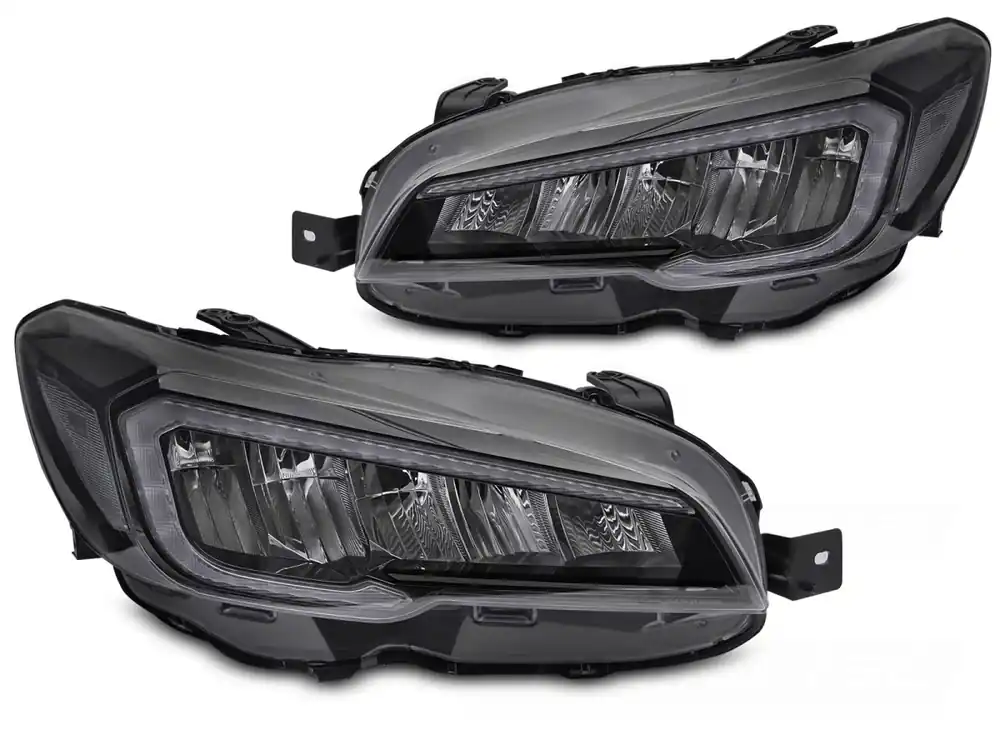 Nejprodávanější SUBARU WRX 2014-2022 - přední LED světla TUBE LIGHT černá