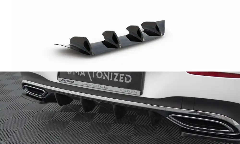 Levný Mercedes CLA C118/X118 - AMG-Line, vložka zadního nárazníku, Maxton Design