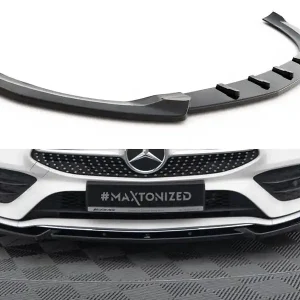 Mercedes CLA C118/X118 AMG-Line, spoiler pod přední nárazník v2, Maxton Design Hit Sezóny