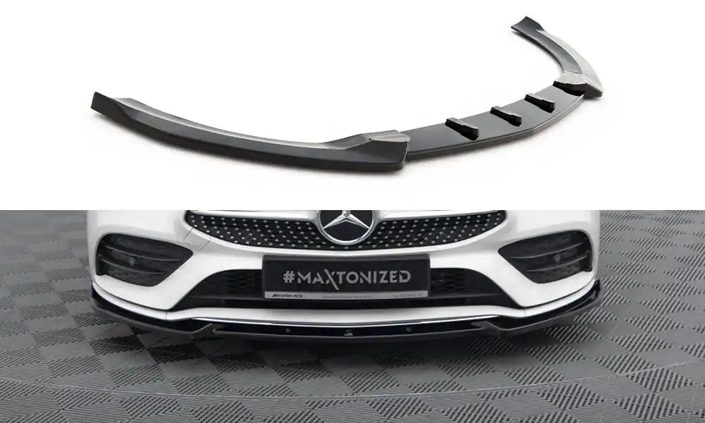 Mercedes CLA C118/X118 AMG-Line, spoiler pod přední nárazník v2, Maxton Design Hit Sezóny