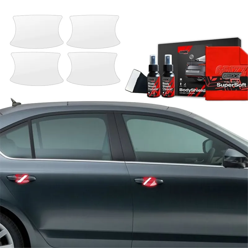 Akce Ochranné fólie pod kliky Škoda Octavia III (2017 - 2020) GRIZZ Protector, 4 ks
