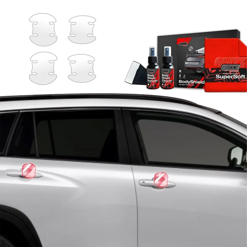 Vysoce Kvalitní Ochranné fólie pod kliky Toyota Corolla Cross (od roku 2022>) GRIZZ Protector, 4 ks