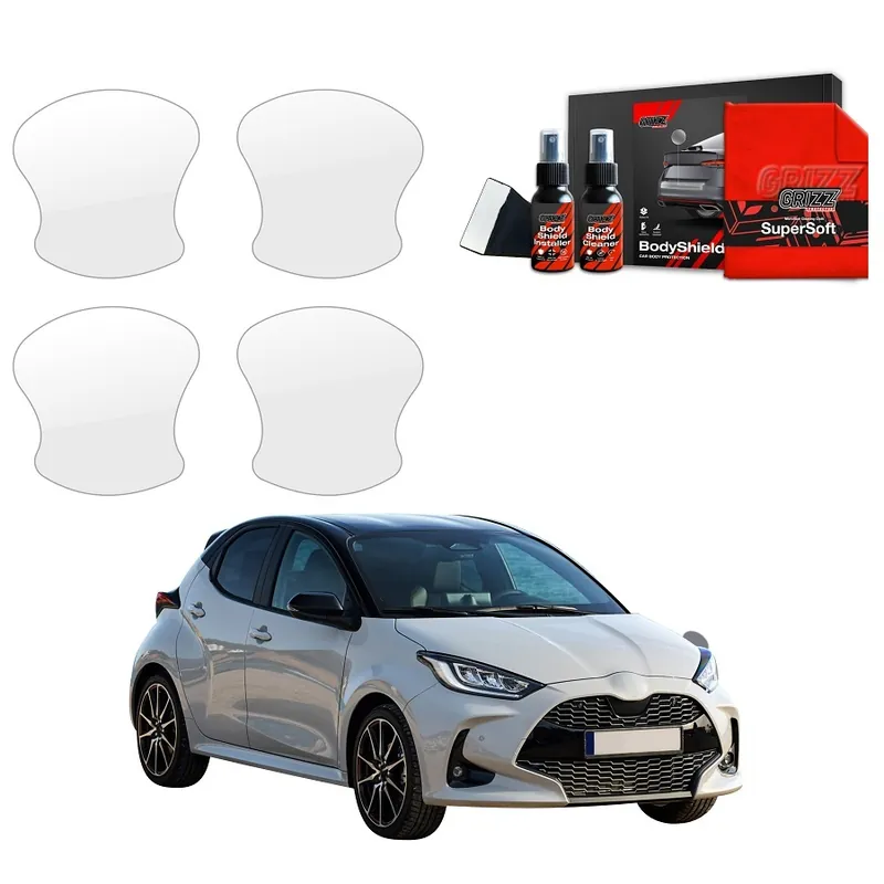 Originální Ochranné fólie pod kliky Toyota Yaris IV (od roku 2020>) GRIZZ Protector, 4 ks