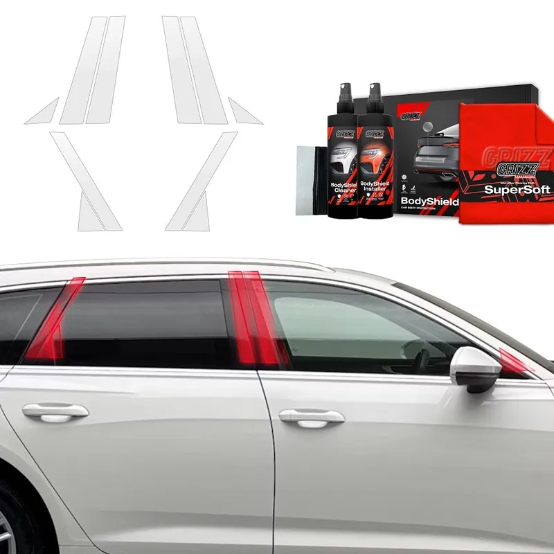 Ochranné fólie na sloupky Audi A6 Sedan (2018 - 2023) GRIZZ Protector, 10 ks Objednat Nyní
