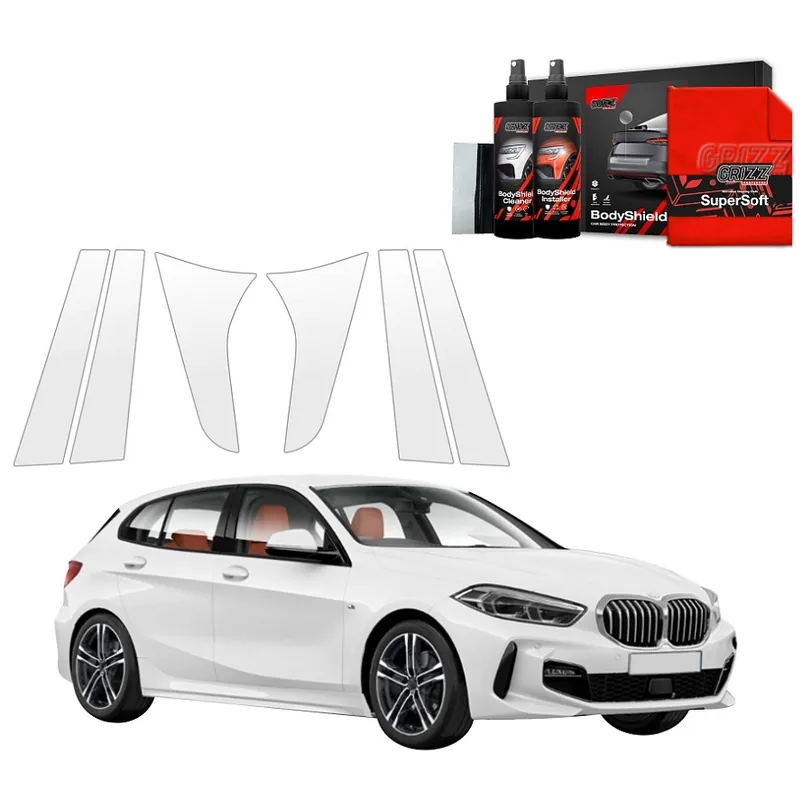 Expresní Doručení Ochranné fólie na sloupky BMW 1 F40 (2019 - 2024) GRIZZ Protector, 6 ks