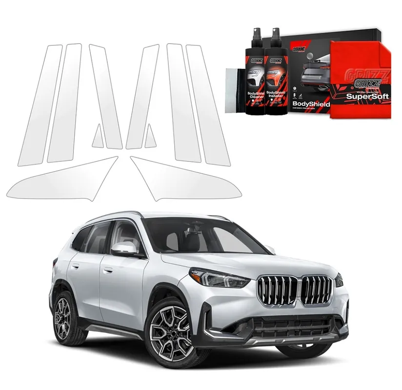 Originální Ochranné fólie na sloupky BMW X1 III (od roku 2022>) GRIZZ Protector, 10 ks