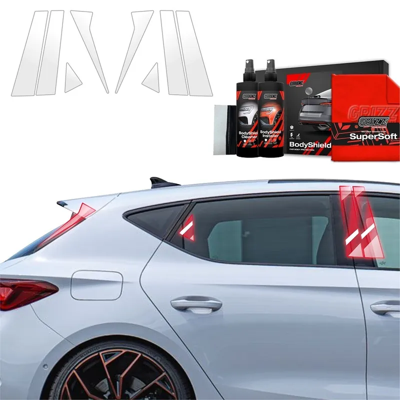 Akční Nabídka Ochranné fólie na sloupky Cupra Leon Combi (od roku 2024>) GRIZZ Protector, 8 ks