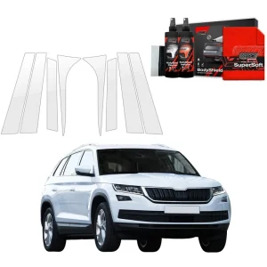 Must-Have Ochranné fólie na sloupky Škoda Kodiaq I (2016 - 2024) GRIZZ Protector, 8 ks