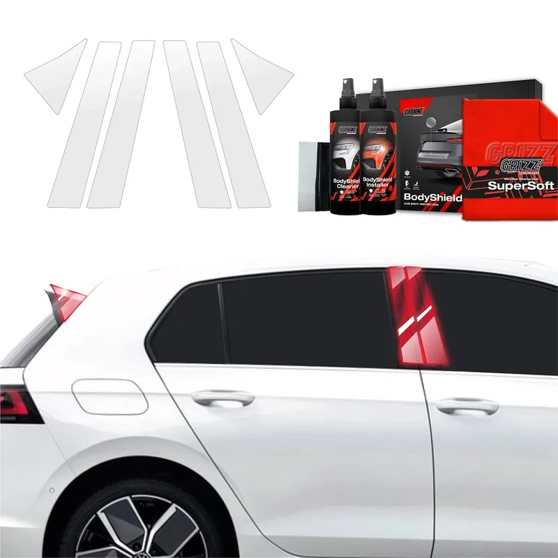 Oblíbený Ochranné fólie na sloupky Volkswagen Golf VIII Hatchback (od roku 2024>) GRIZZ Protector, 6 ks