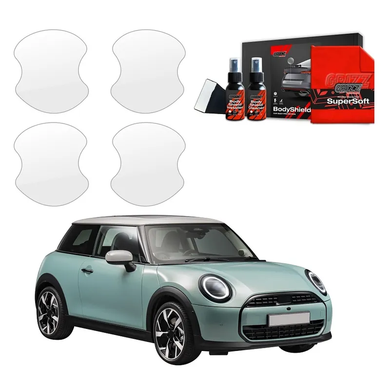 Ochranné fólie pod kliky Mini IV Cooper S (od roku 2024>) GRIZZ Protector, 4 ks Časově Omezené