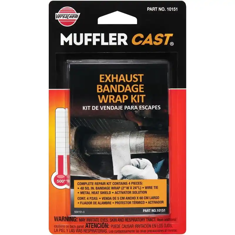 Časově Omezené Bandáž na opravu výfuku VERSACHEM NUFFLER CAST, 60x5 cm s kovovou záplatou