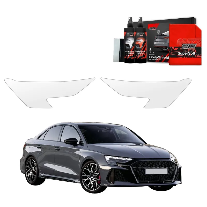 Ochranné fólie na světla Audi RS3 Facelift (od roku 2024>) GRIZZ Protector, 2 ks Výhodná Nabídka