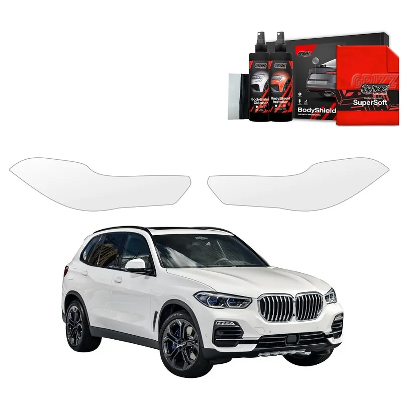 Ochranné fólie na světla BMW X5 G05 (2018 - 2023) GRIZZ Protector, 2 ks Značkový