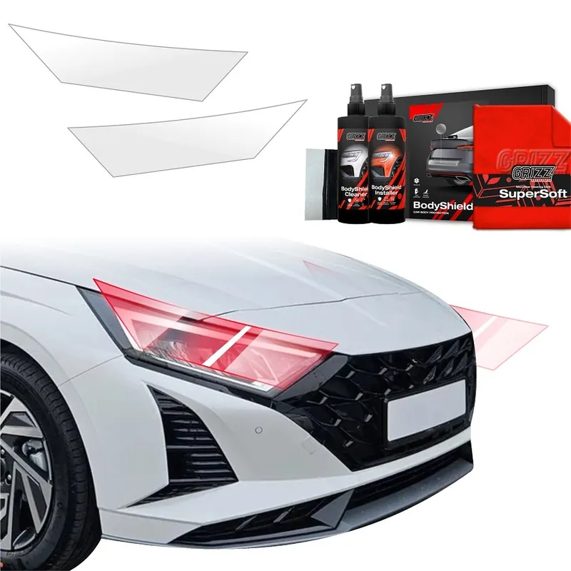 Ochranné fólie na světla Hyundai i20 III Facelift (od roku 2023>) GRIZZ Protector, 2 ks Zlevněný
