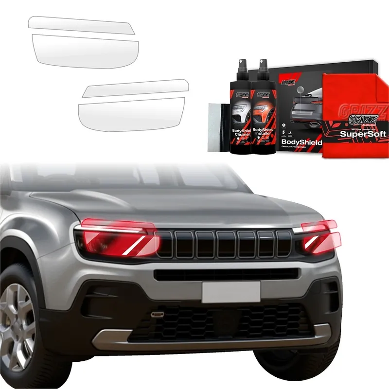 Jen Po Omezenou Doba Ochranné fólie na světla Jeep Avenger (od roku 2023>) GRIZZ Protector, 4 ks