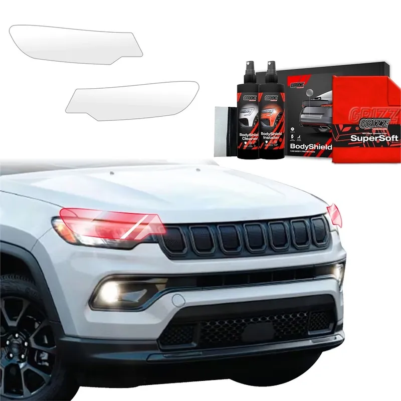 Top Prodej Ochranné fólie na světla Jeep Compass II Facelift (2021 - 2025) GRIZZ Protector, 2 ks