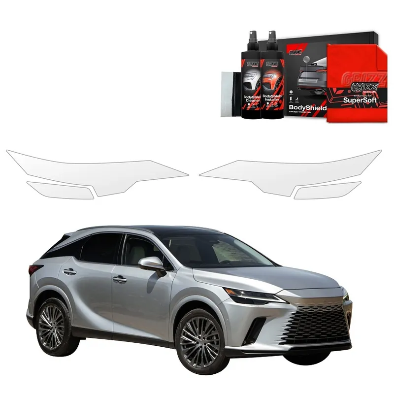 Vysoce Kvalitní Ochranné fólie na světla Lexus RX V (od roku 2022>) GRIZZ Protector, 4 ks
