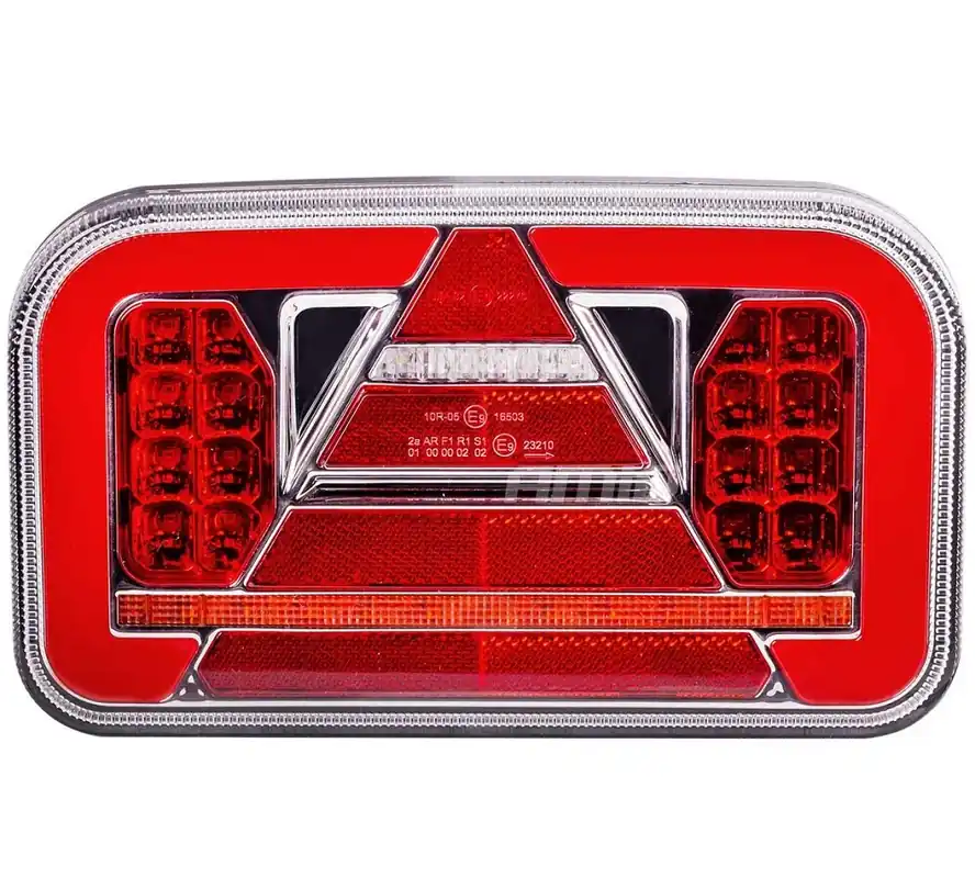 Nejlepší Cena LED dynamické světlo na přívěsy AMIO 5 funkcí, 240x140 mm, levé