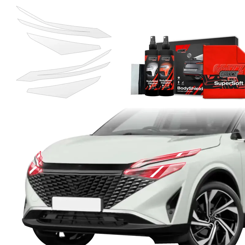 Ochranné fólie na světla Nissan Qashqai III Facelift (od roku 2024>) GRIZZ Protector, 4 ks Sezónní Sleva