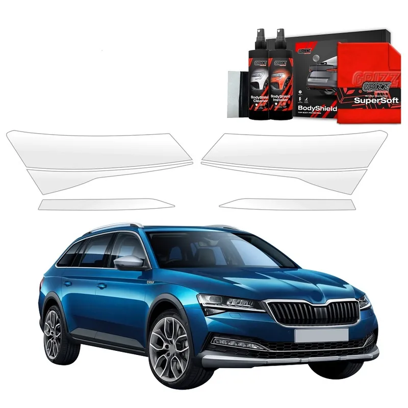 Výhodná Nabídka Ochranné fólie na světla Škoda Superb III Combi (2019 - 2024) GRIZZ Protector, 6 ks