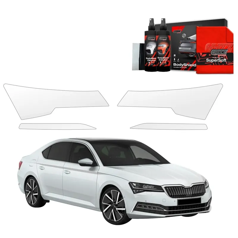 Ochranné fólie na světla Škoda Superb III Liftback (2019 - 2023) GRIZZ Protector, 4 ks Výprodej