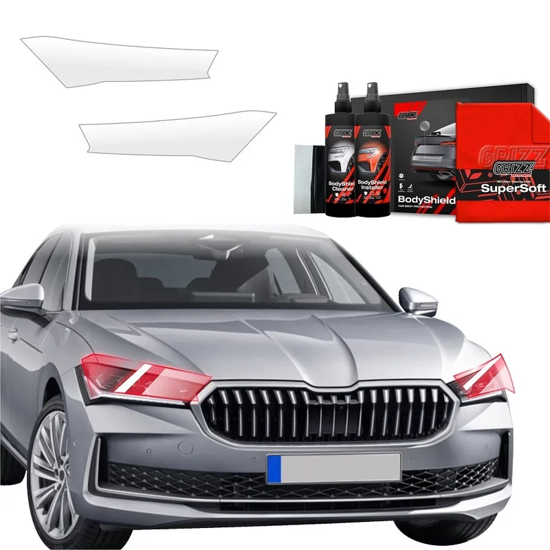 Ochranné fólie na světla Škoda Superb IV Liftback (od roku 2024>) GRIZZ Protector, 2 ks Sleva