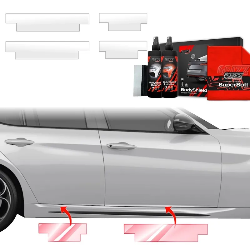 Přímo Od Výrobce Ochranné fólie na prahy Alfa Romeo Giulia Facelift (od roku 2023>) GRIZZ Protector, 4 ks