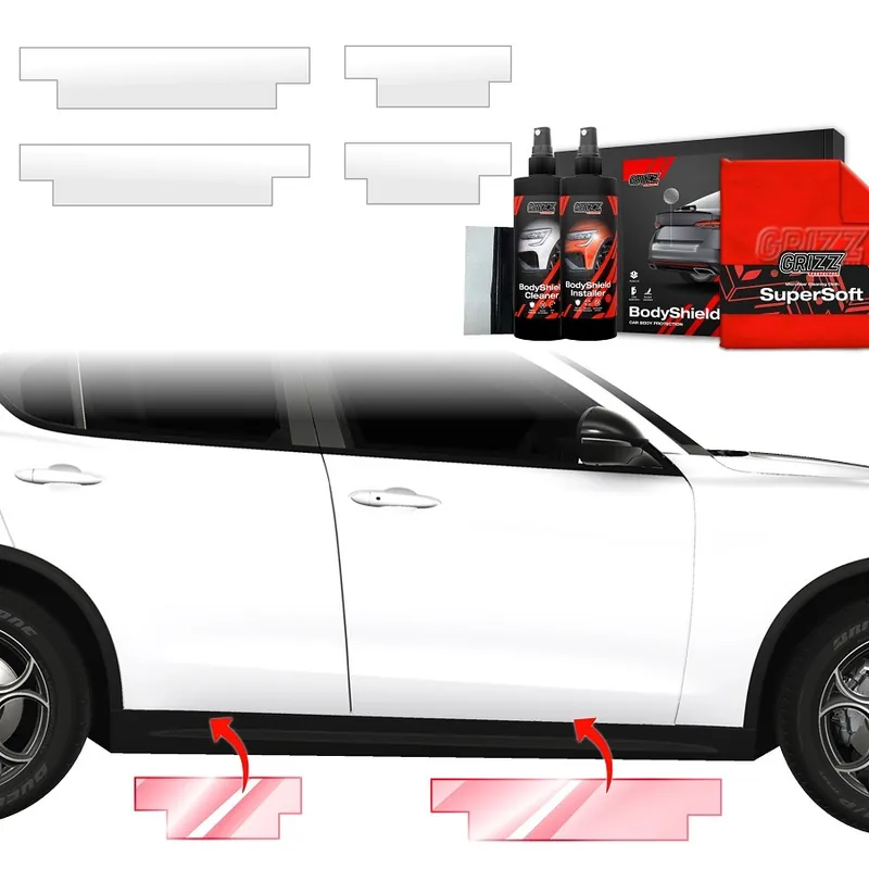 Speciální Cena Ochranné fólie na prahy Alfa Romeo Stelvio (od roku 2016>) GRIZZ Protector, 4 ks