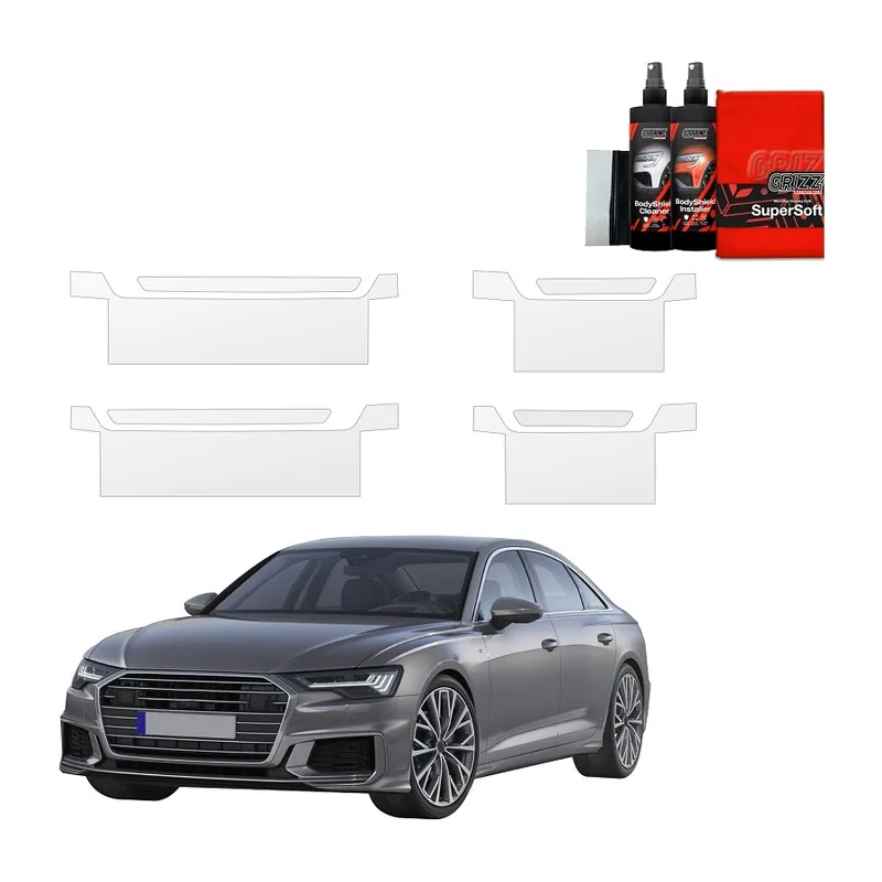 Ochranné fólie na prahy Audi A6 Sedan (2018 - 2023) GRIZZ Protector, 4 ks Cenově Výhodný