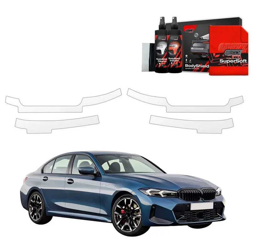 Přímo Od Výrobce Ochranné fólie na prahy BMW 3 G20 Sedan (od roku 2024>) GRIZZ Protector, 4 ks