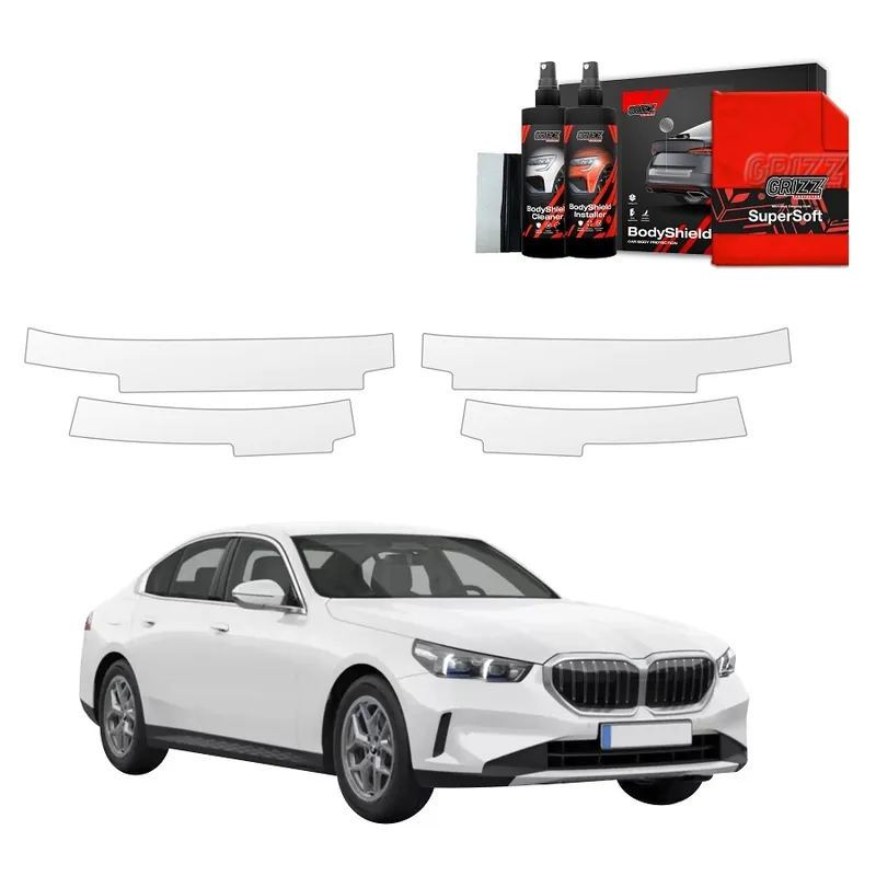 Ochranné fólie na prahy BMW 5 G60 Sedan (od roku 2023>) GRIZZ Protector, 4 ks Akční Cena