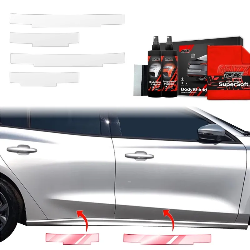 Ochranné fólie na prahy Ford Focus IV Hatchback ST-Line X (2021 - 2025) GRIZZ Protector, 4 ks Rychlé Dodání