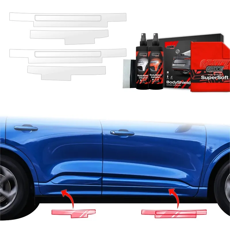 Ochranné fólie na prahy Ford Kuga III Facelift ST-Line X (od roku 2024>) GRIZZ Protector, 4 ks Výprodej